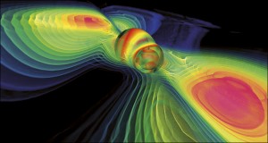 Modelling gravitational wave complexity. Credit: MPI for Gravitational Physics/W.Benger-ZIB