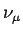 $\nu_{\mu}$