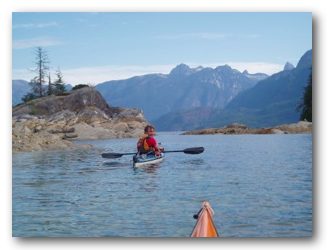 Kayaking in Desolation Sound