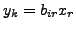 $y_k=b_{ir}x_r$