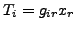$T_i=g_{ir}x_r$