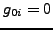 $g_{0i}=0$