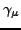 $\gamma_\mu$