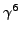 $\gamma^6$