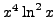 $x^4\ln^2x$