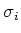 $\sigma_i$