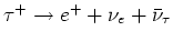 $e^++e^- \rightarrow \tau^++\tau^-$