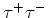 $\tau^- \rightarrow e^-+ \bar \nu_e+ \nu_\tau$