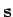 ${\bf s}$
