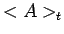 $<A>_t$