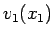 $v_1(x_1)$