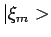 $\vert \xi_m >$