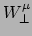 $ W_\perp^\mu$