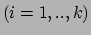 $ (i=1,..,k)$