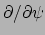 $ \partial / \partial \psi$