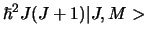 $\displaystyle \hbar^2 J(J+1) \vert J,M>$