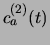 $c_a^{(2)}(t)$